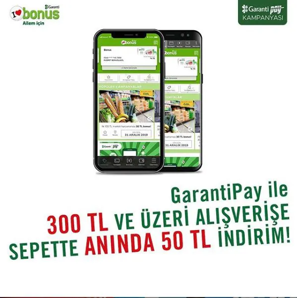 GarantiPay ile Carrefoursa'da 50 TL İndirim Fırsatı!