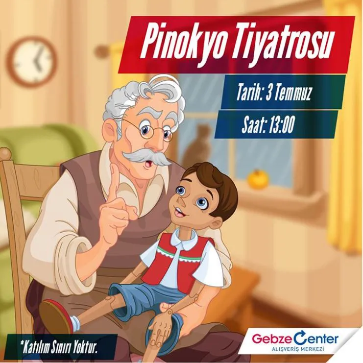 Gebze Center Pinokyo Tiyatrosu! Gebze Center Pinokyo Tiyatrosu!
