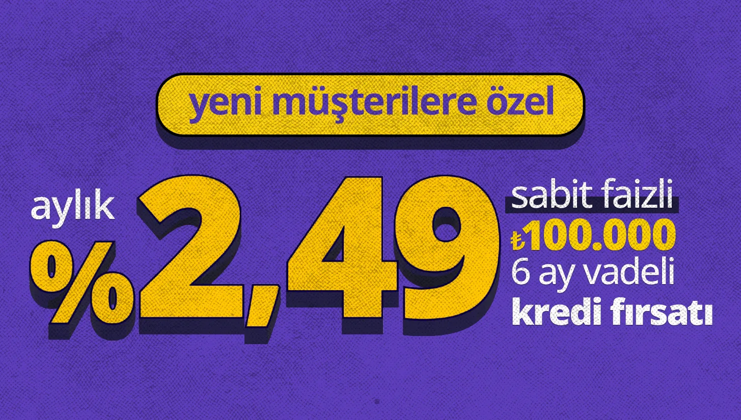 GetirFinans Kredi Kampanyası: %2,49 Faizle Hızlı Nakit