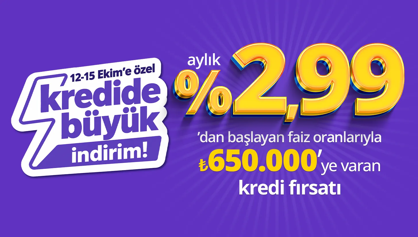 Getirfinans Kredi Kampanyası: %2.99 Faizle Nakit!