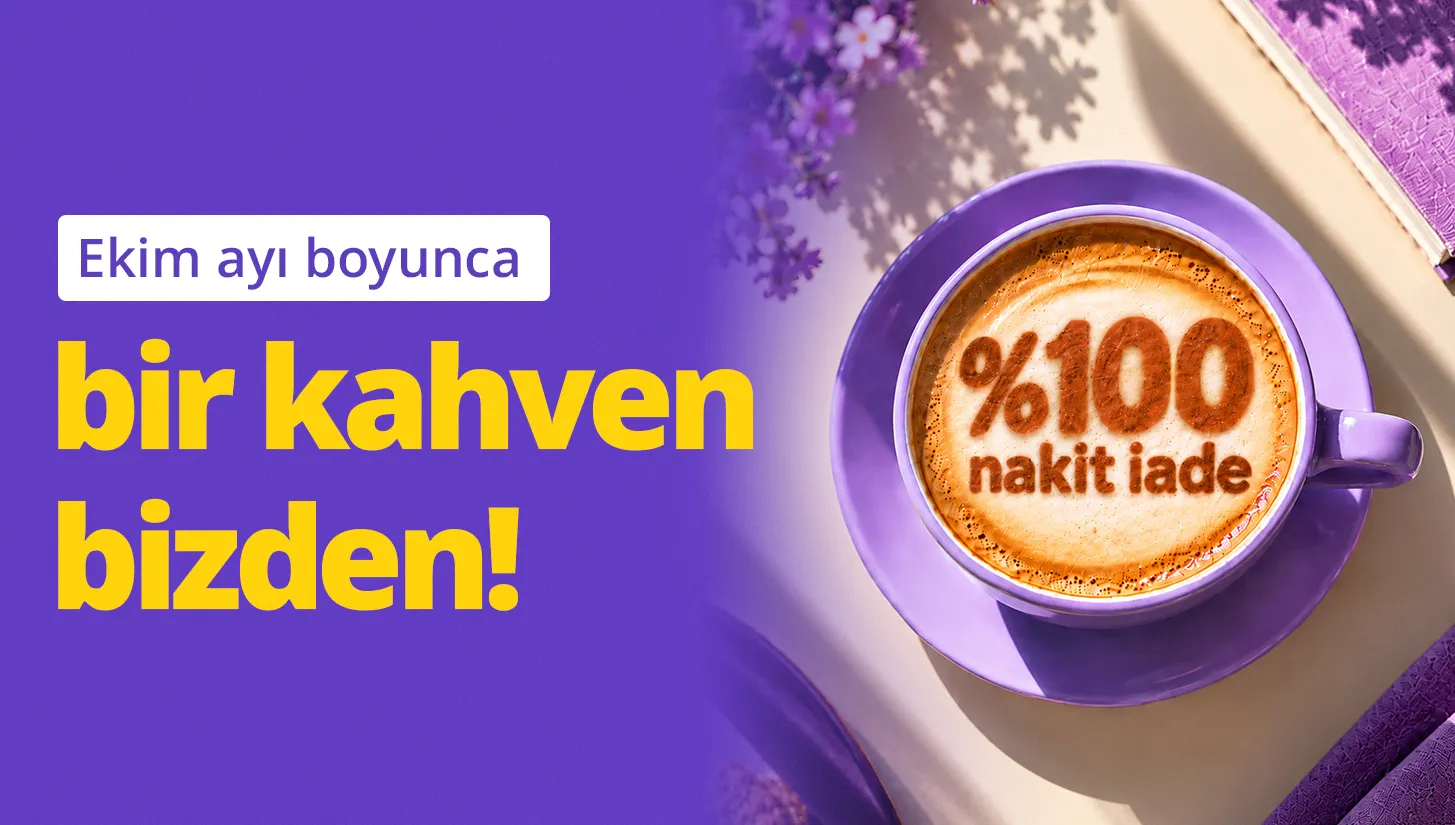 GetirFinans ile Starbucks, Espressolab & Nero’da %100 Nakit İade