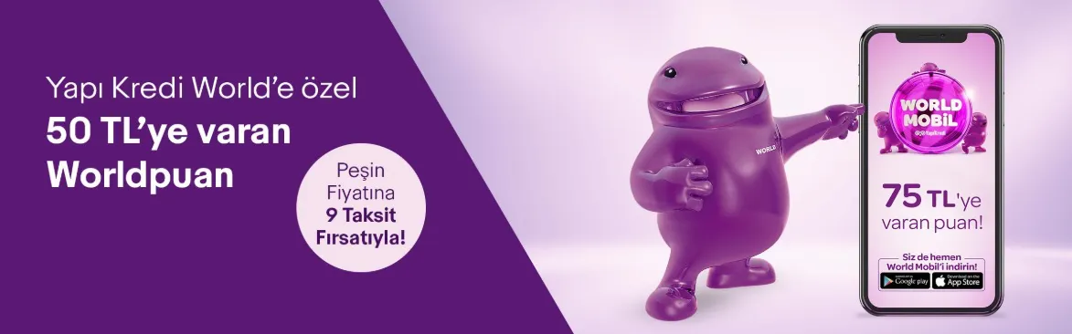 Gittigidiyor'da 50 TL WorldPuan Fırsatı!