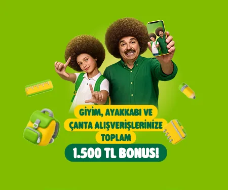 Giyim Alışverişlerinde 1500 TL Bonus Kampanyası