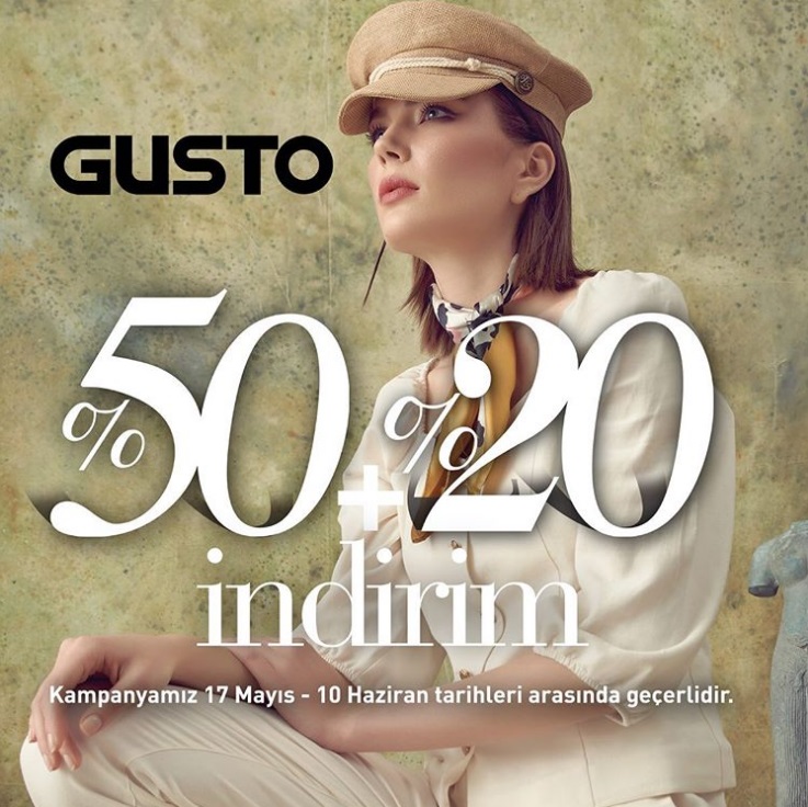 Gusto'da Bayrama Özel %50 + %20 İndirim Fırsatı!