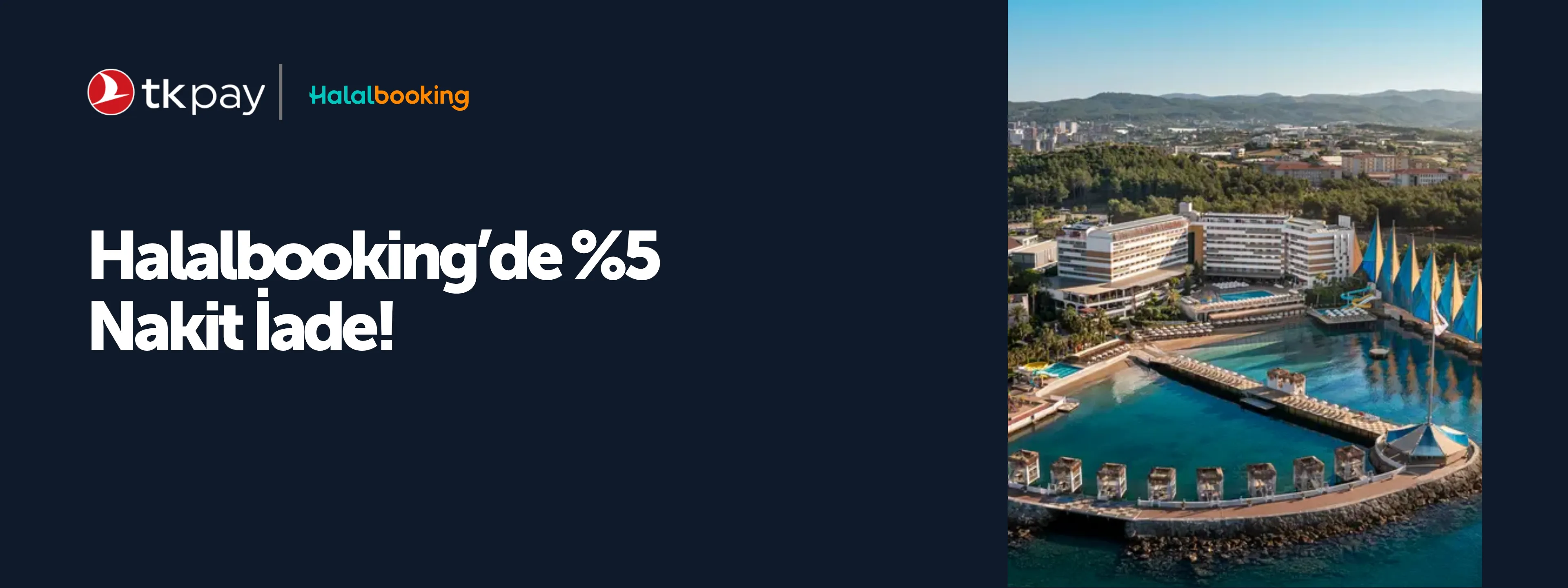 Halalbooking'de %5 Nakit İade Kampanyası