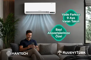Hantech'te Vade Farksız 9 Ay Taksit!