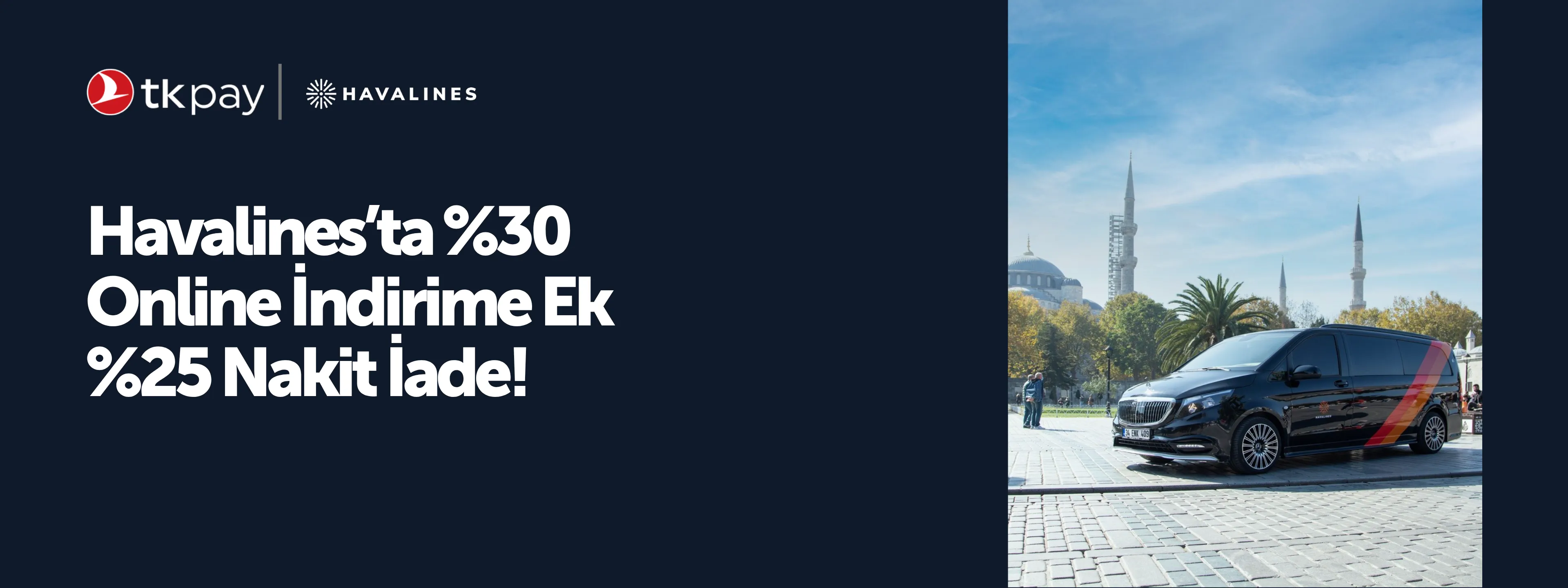 Havalines'ta %25 Nakit İade Kampanyası