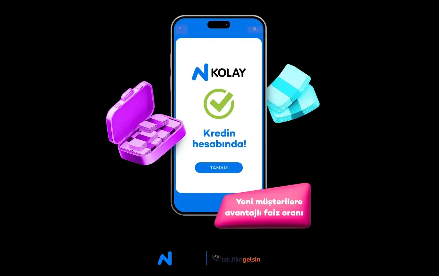 Hayallerin için N Kolay ihtiyaç kredin TeklifimGelsin’de!
