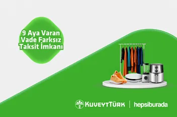 Hepsiburada'da Vade Farksız Taksit İmkanı!