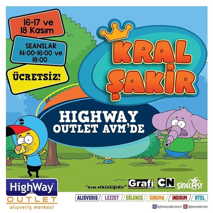 Highway Outlet Kral Şakir Müzikal Etkinliği! Highway Outlet Kral Şakir Müzikal Etkinliği!