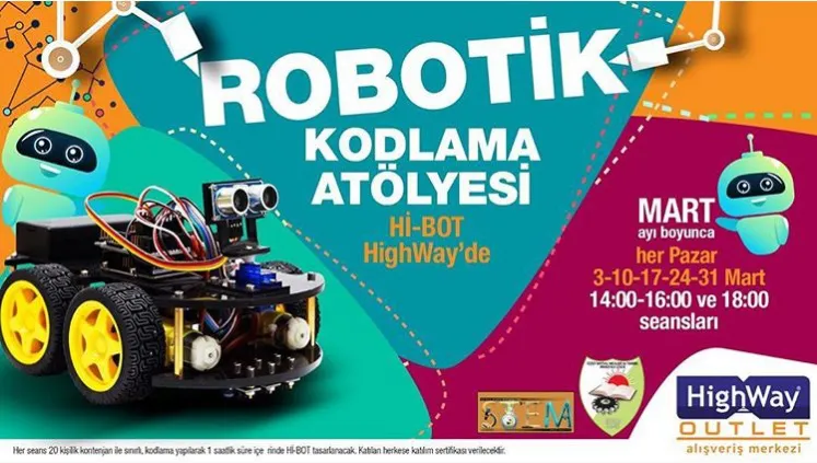 HighWay Outlet Robotik Kodlama Atölyesi!