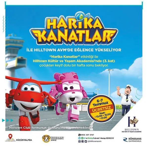 Harika Kanatlar Hilltown AVM'de!