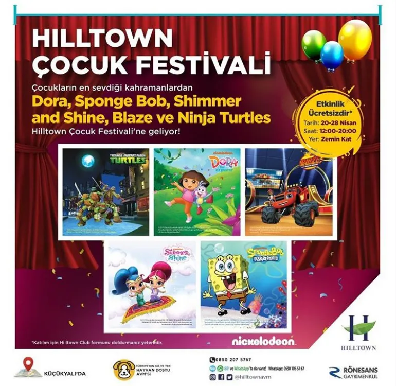 Hilltown 23 Nisan Çocuk Festivali! Hilltown 23 Nisan Çocuk Festivali!