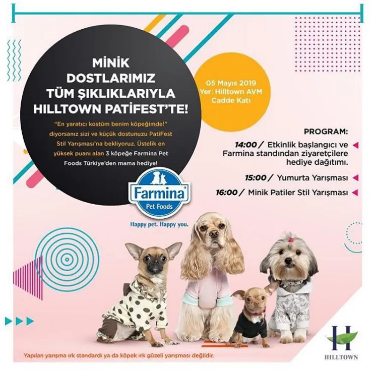 Minik dostlarımız tüm şıklıklarıyla Hilltown PatiFest’te buluşuyor. Minik dostlarımız tüm şıklıklarıyla Hilltown PatiFest’te buluşuyor.