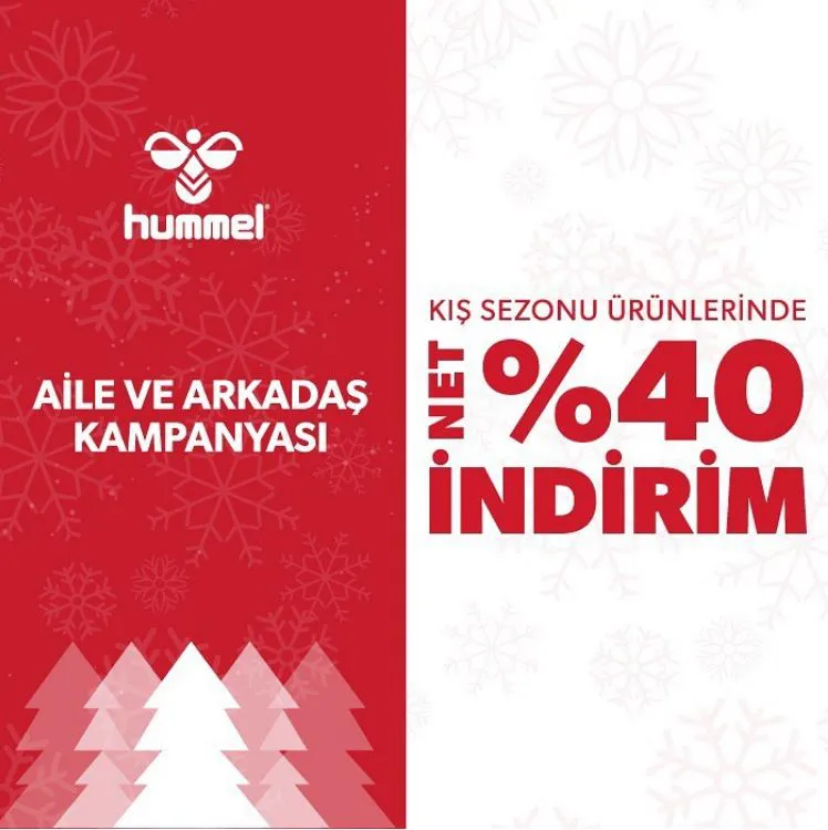 Hummel’de Aile ve Arkadaş kampanyası! Hummel’de Aile ve Arkadaş kampanyası!