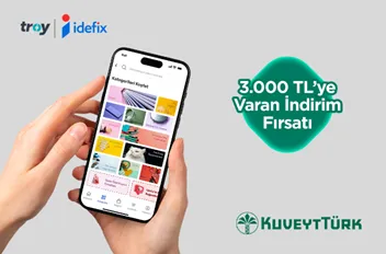 İndirim Fırsatı: Troy Kart ile İdefix'te 3000 TL'ye Varan Kampanya