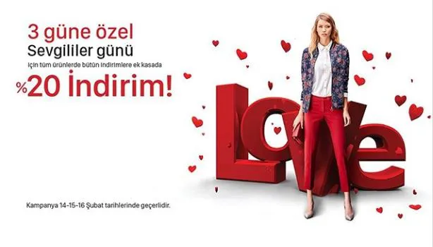 İkiler'de Sevgililer Günü'ne Özel %20 İndirim Fırsatı! İkiler'de Sevgililer Günü'ne Özel %20 İndirim Fırsatı!