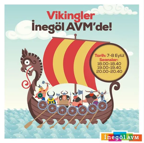 Vikingler İnegöl AVM'de!
