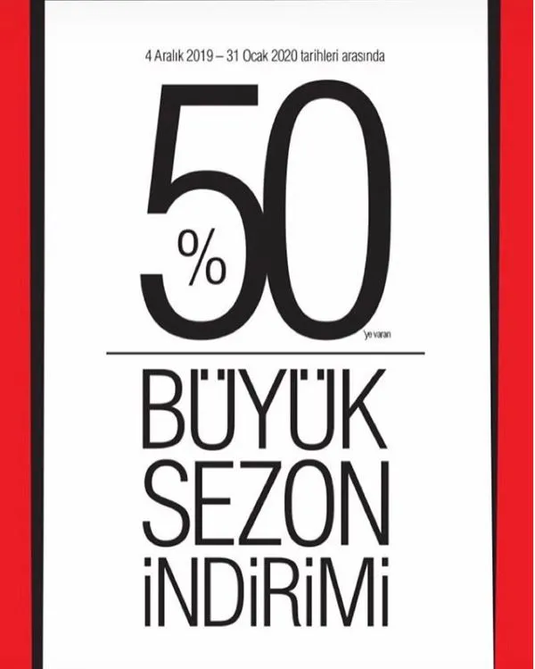 İpekyol %50 büyük sezon indirimi kampanyası! İpekyol %50 büyük sezon indirimi kampanyası!