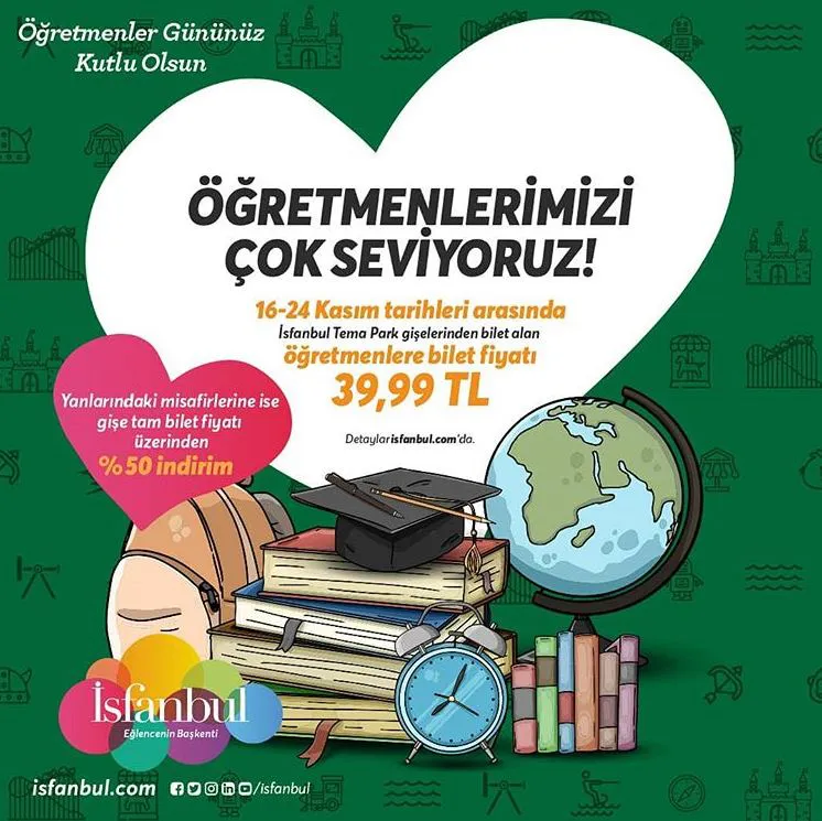 İsfanbul Öğretmenler Günü Kampanyası!