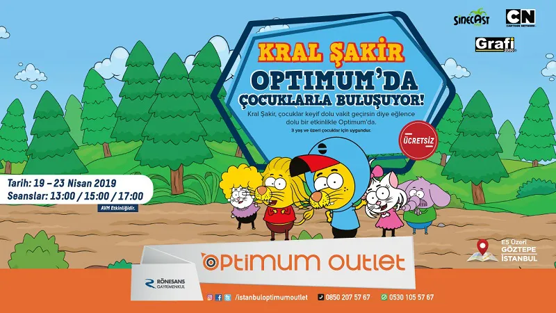 Kral Şakir İstanbul Optimum'da Çocuklarla Buluşuyor! Kral Şakir İstanbul Optimum'da Çocuklarla Buluşuyor!