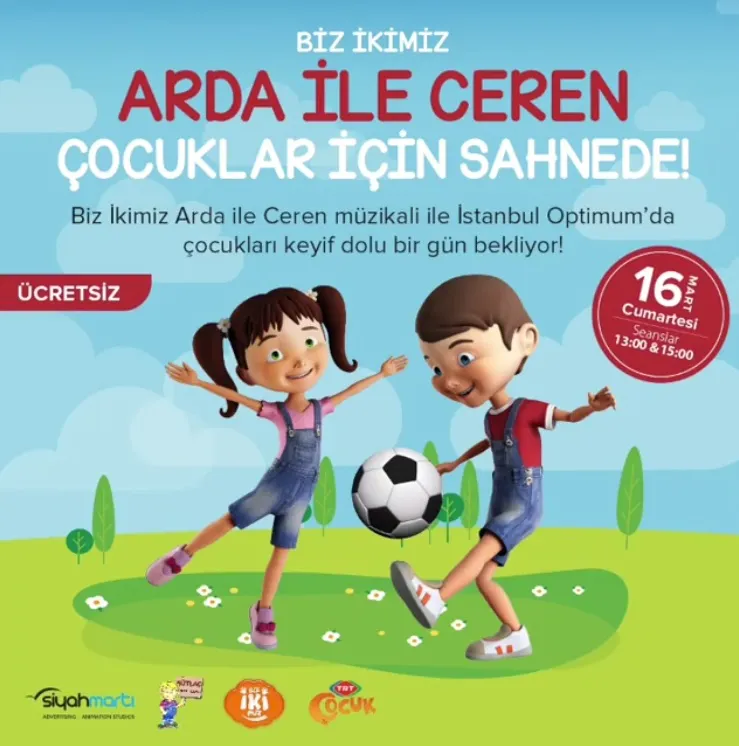 Biz İkimiz Arda ile Ceren Çocuklar için sahnede!