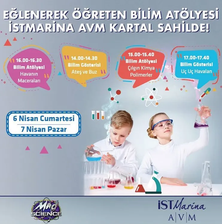 Minikler İstMarina'da eğlenirken öğreniyor! Minikler İstMarina'da eğlenirken öğreniyor!