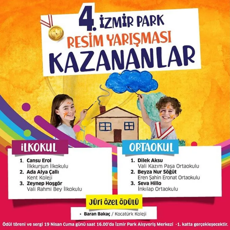 4. İzmir Park Resim Yarışması Sonucu Açıklandı!