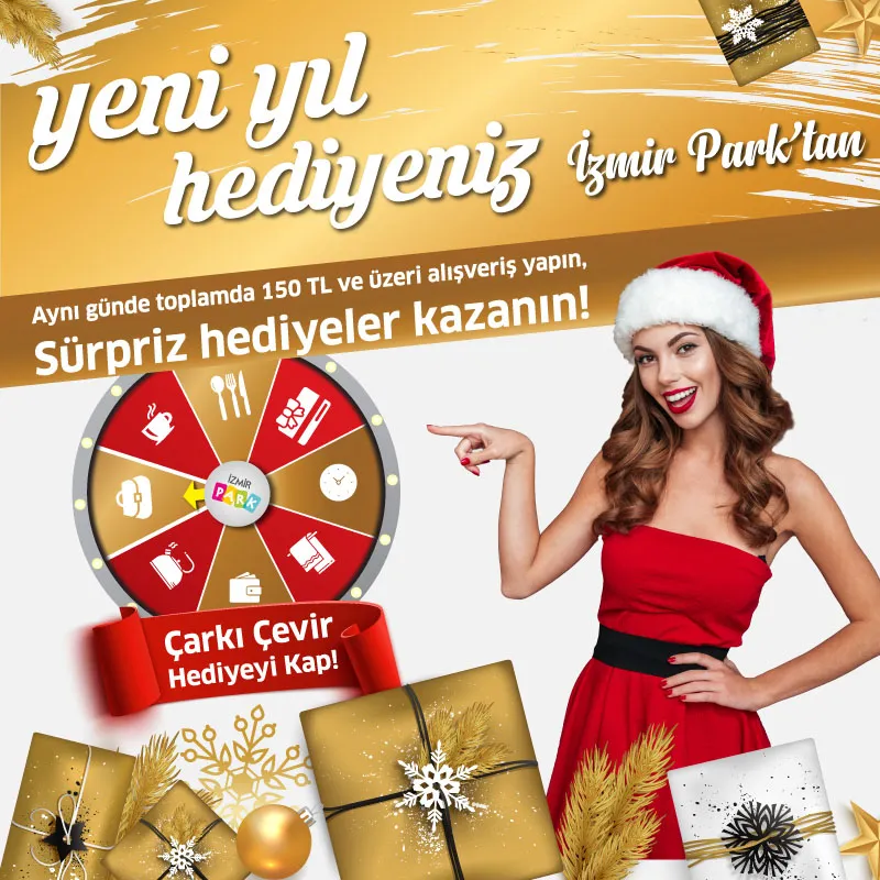 Yeni Yıl Hediyeniz İzmir Park’tan! Yeni Yıl Hediyeniz İzmir Park’tan!
