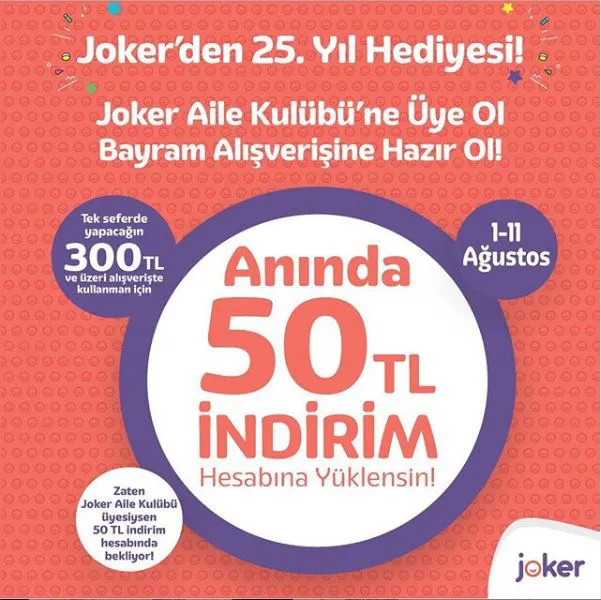 Joker'de bayram fırsatı başladı