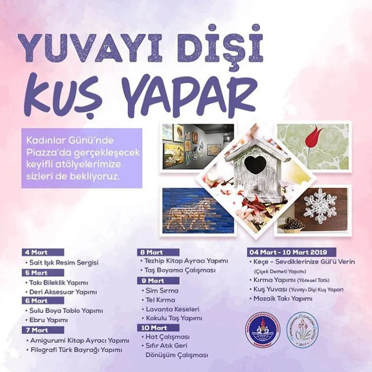 Yuvayı dişi kuş yapar!