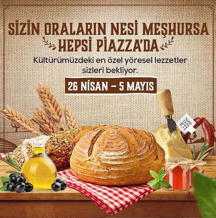 Sizin oraların nesi meşhursa hepsi Piazza’da! Sizin oraların nesi meşhursa hepsi Piazza’da!