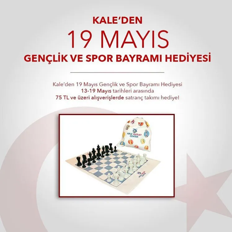 Kale’den 19 Mayıs Gençlik ve Spor Bayramı Hediyesi! Kale’den 19 Mayıs Gençlik ve Spor Bayramı Hediyesi!