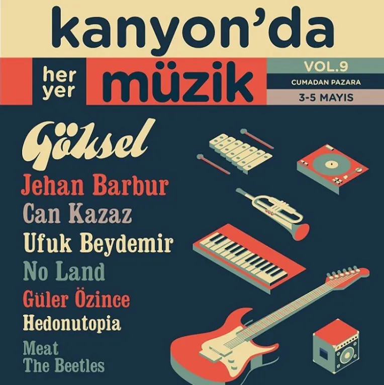 3-4-5 Mayıs tarihlerinde Kanyon’da Her Yer Müzik! 3-4-5 Mayıs tarihlerinde Kanyon’da Her Yer Müzik!