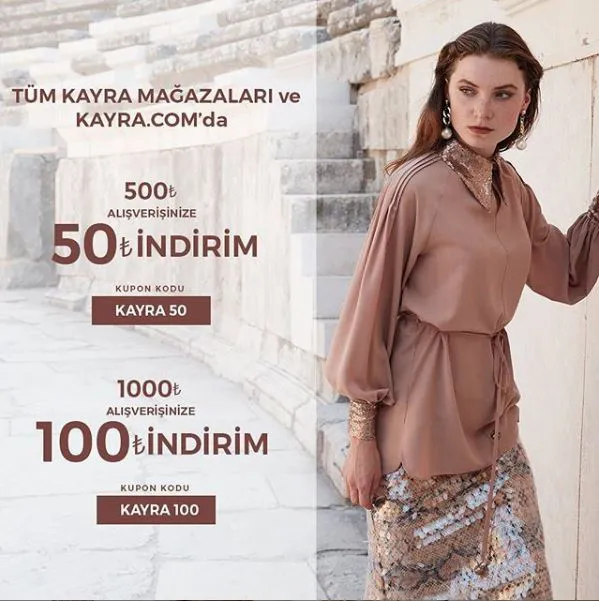 Kayra'da 100 TL İndirim Fırsatı! Kayra'da 100 TL İndirim Fırsatı!