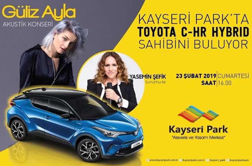 Kayseri Park AVM'de Toyota CH-R Hybrid Sahibini Buluyor!