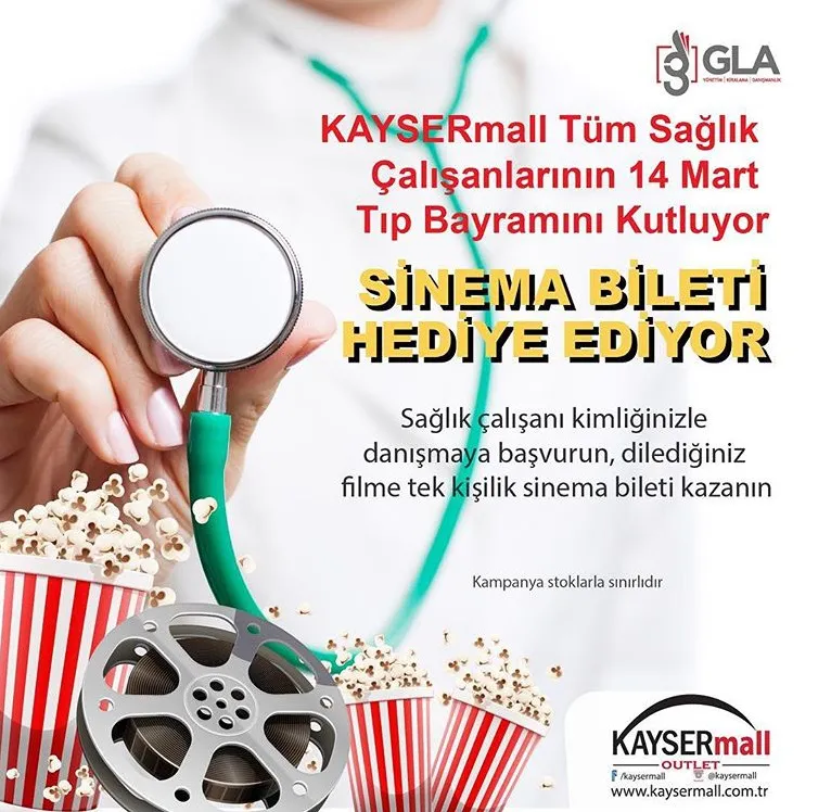 KayserMall Sağlık Çalışanlarının 14 Mart Tıp Bayramını Kutluyor!