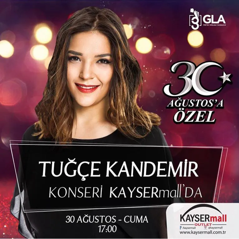 KayserMall Tuğçe Kandemir Konseri! KayserMall Tuğçe Kandemir Konseri!