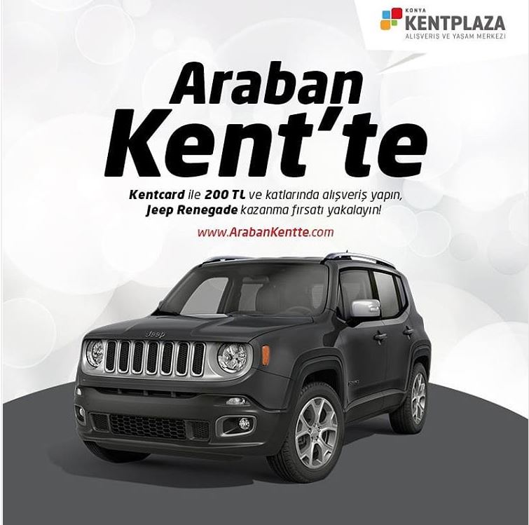 Kentplaza AVM Jeep Renegade Çekiliş Kampanyası!