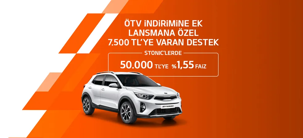 Stonic'lerde ÖTV İndirimine Ek Lansmana Özel 7.500 TL'ye Varan Destek Stonic'lerde ÖTV İndirimine Ek Lansmana Özel 7.500 TL'ye Varan Destek