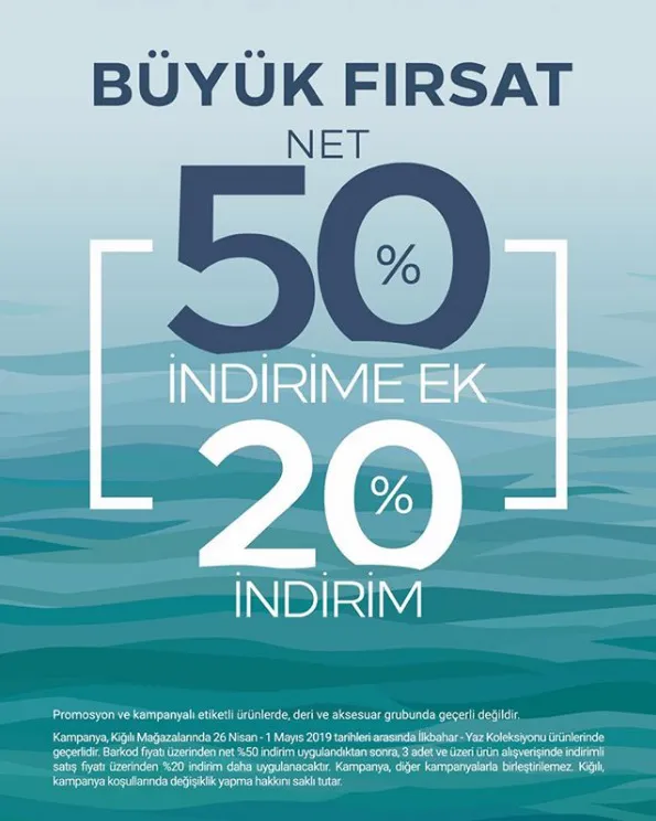 Kiğılı'da Net %50 İndirime Ek %20 İndirim Fırsatı! Kiğılı'da Net %50 İndirime Ek %20 İndirim Fırsatı!