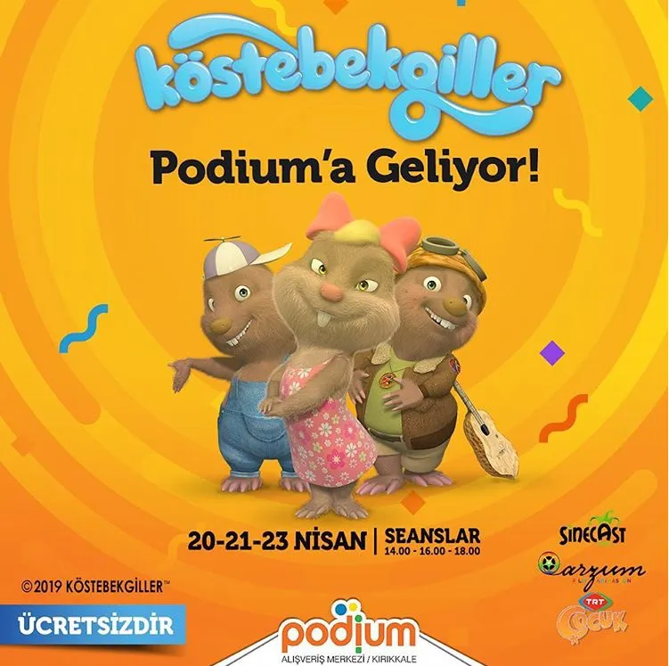 Köstebekgiller Kırıkkale Podium'da! 