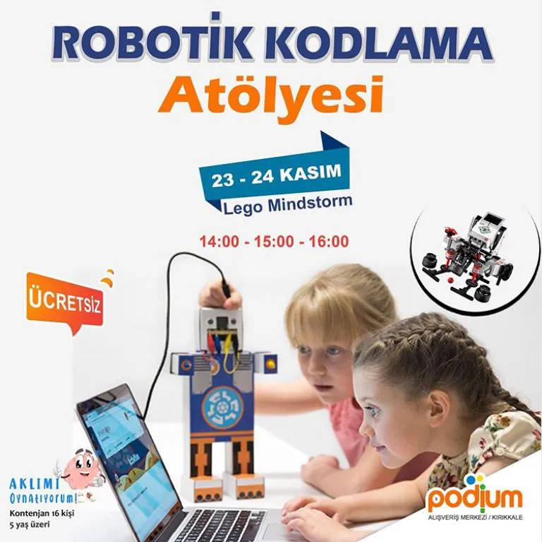 Kırıkkale Podium Robotik Kodlama Atölyesi!