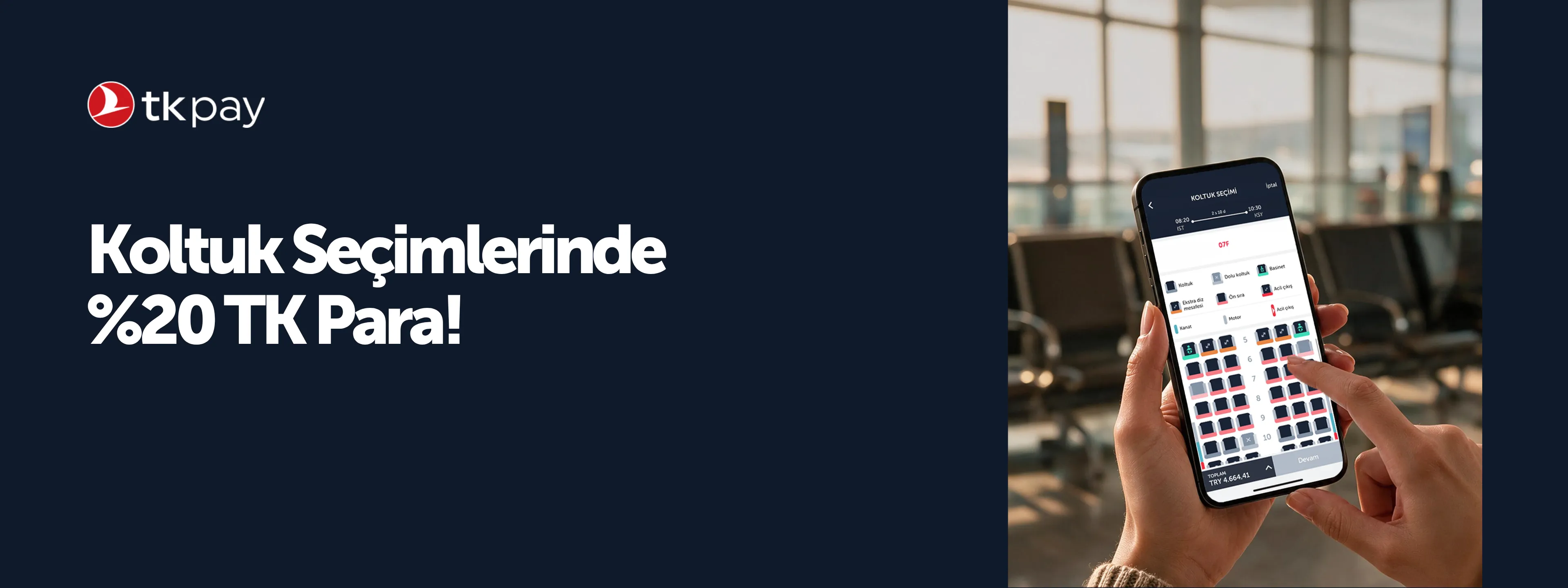 THY Koltuk Ödemelerinde %20 TK Para Kampanyası