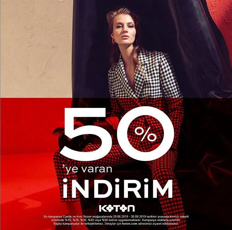 Koton mağazalarında ve koton.com %50’ye varan indirim! Koton mağazalarında ve koton.com %50’ye varan indirim!