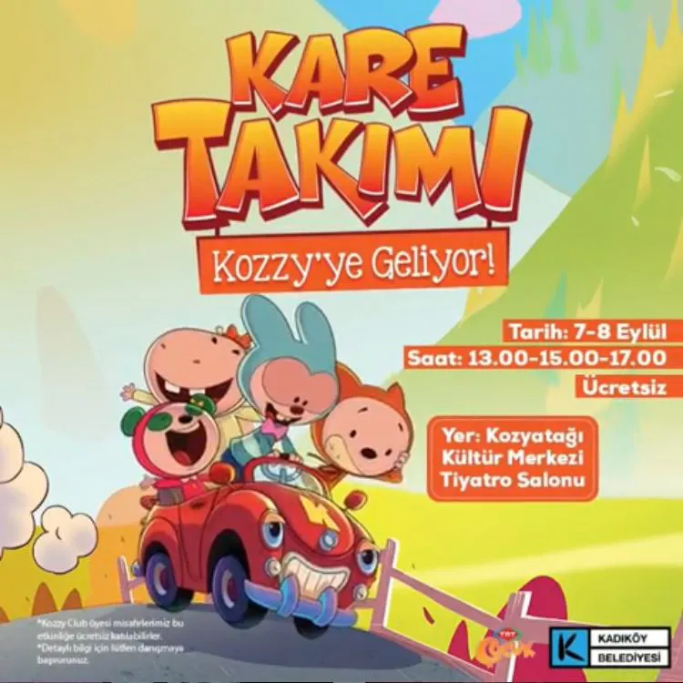 Kare Takımı Kozzy’ye geliyor! Kare Takımı Kozzy’ye geliyor!