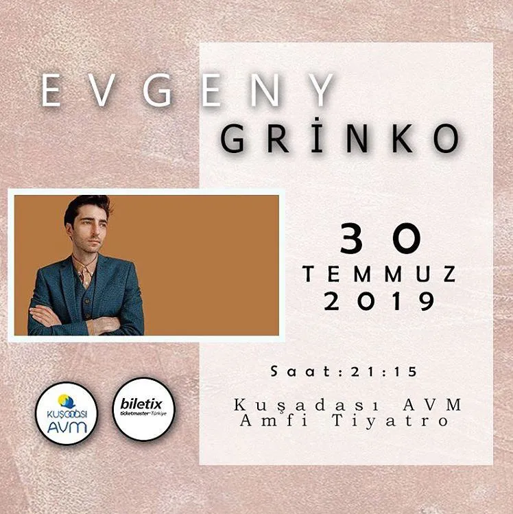 Kuşadası AVM Evgeny Grinko Konseri! Kuşadası AVM Evgeny Grinko Konseri!