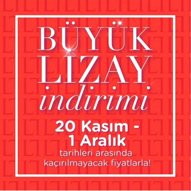 Büyük Lizay İndirimi Başladı!