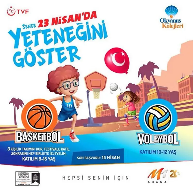 M1 Adana Basketbol ve Voleybol Turnuvası!