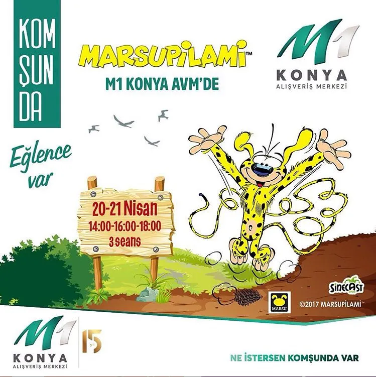 Marsupilami M1 Konya AVM'de! Marsupilami M1 Konya AVM'de!